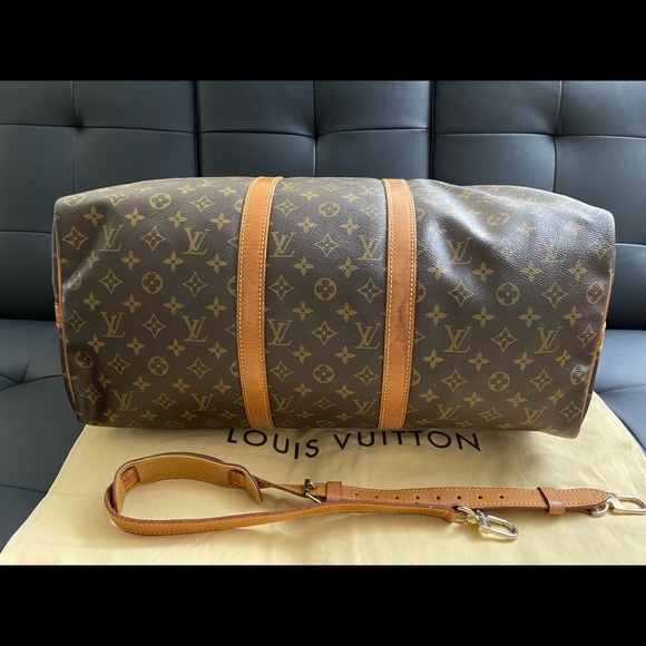 Louis Vuitton Vintage Keepall Bandouliere 50 Monogram Travel Bag - Picture 3 of 16